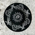 Vegan Felt Wide Brim Hat - Flat Top XL Brim - "Seraphim"