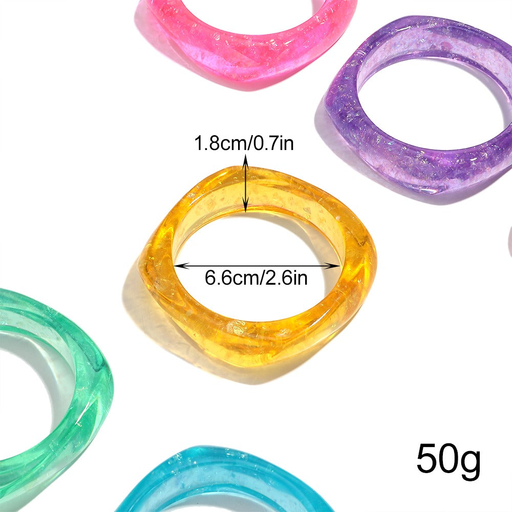 Jelly Gem Bangles
