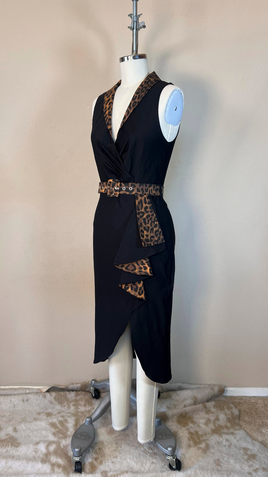 Havana Nights Faux Wrap Dress