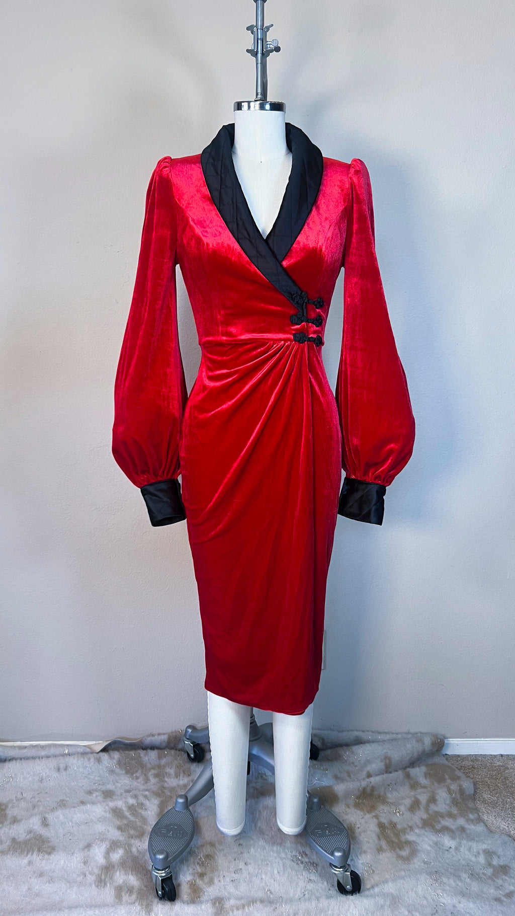 Sinatra Smoking Jacket Dress