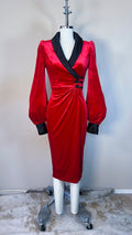 Sinatra Smoking Jacket Dress