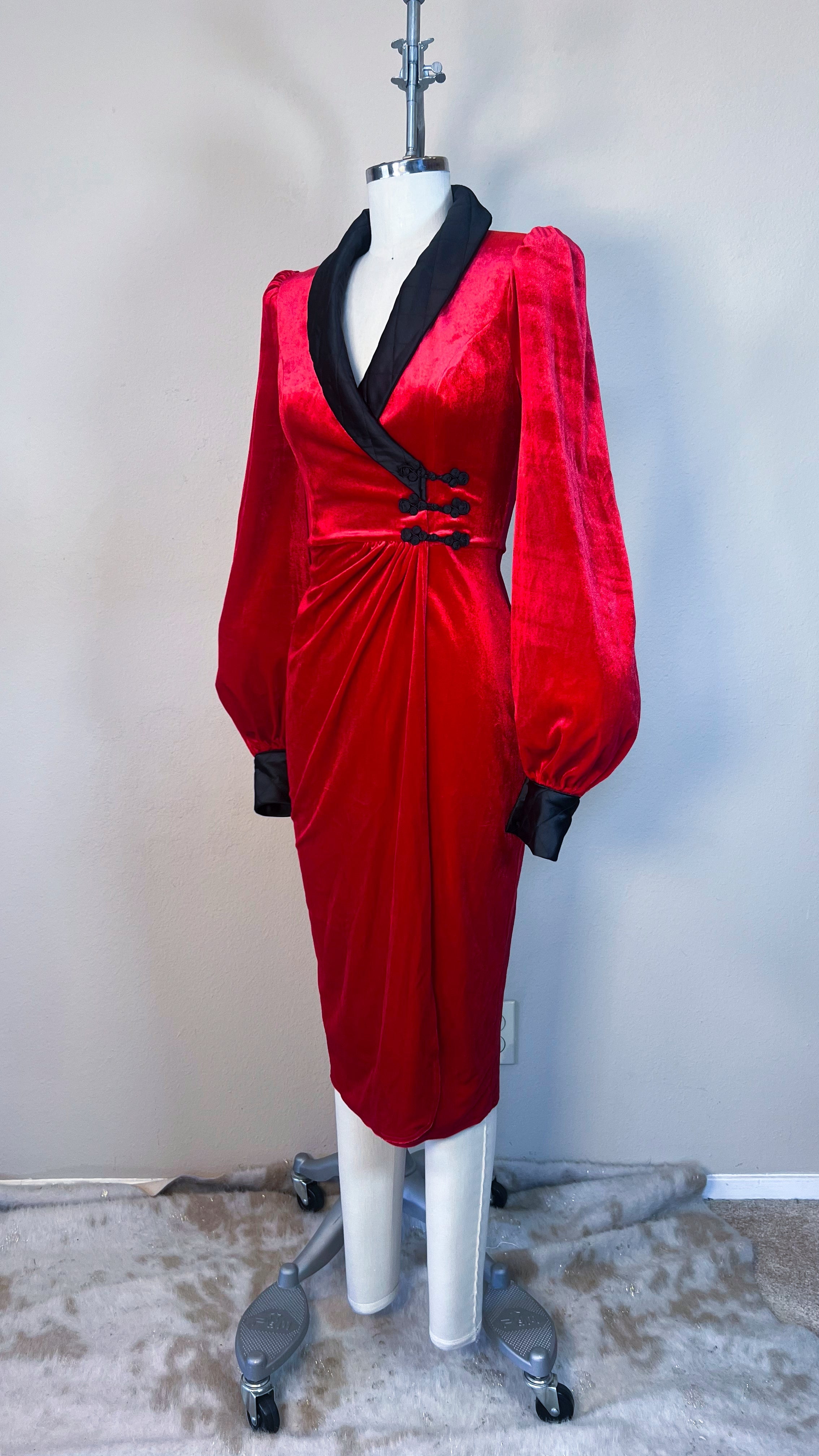 Sinatra Smoking Jacket Dress