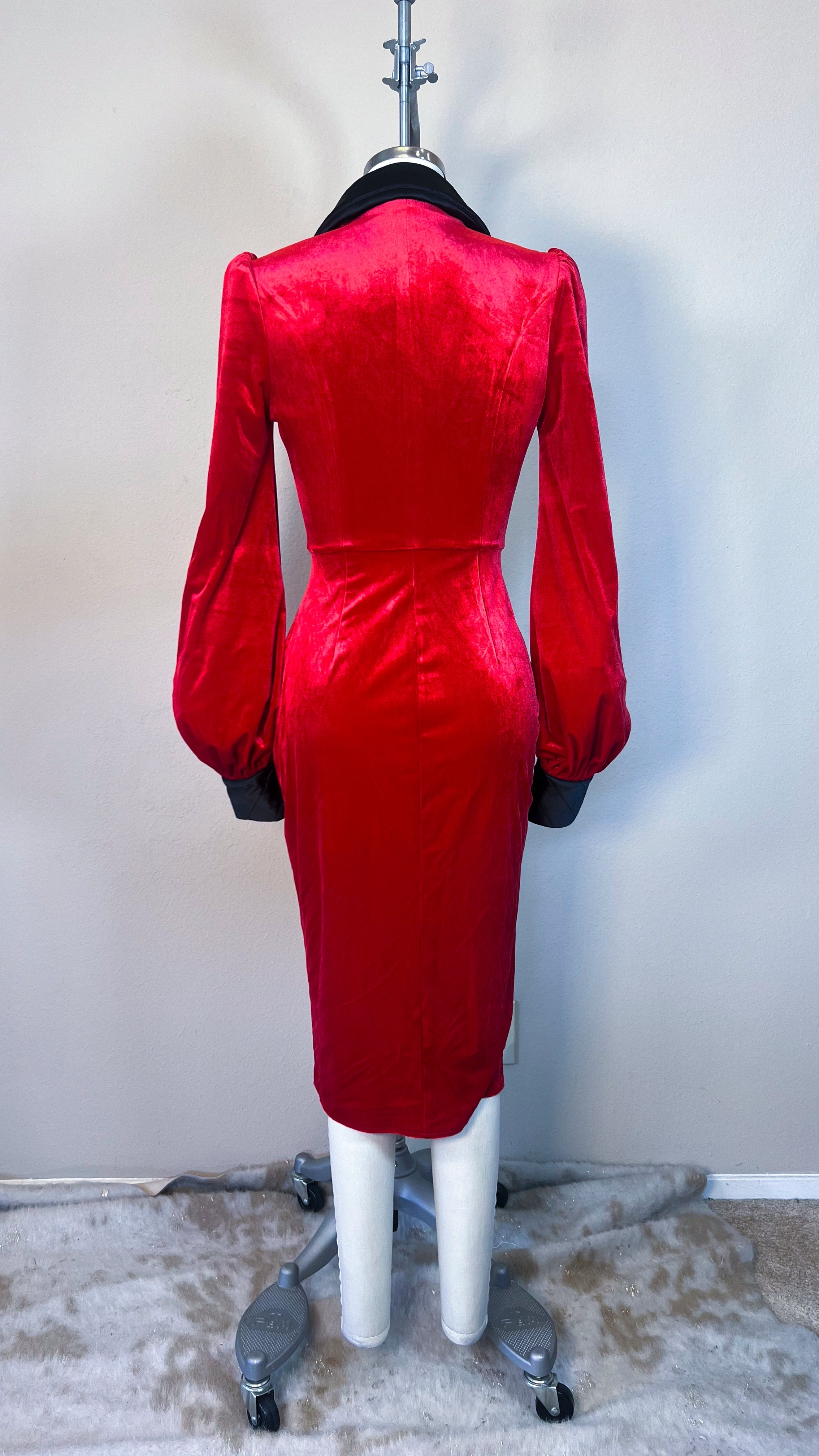Sinatra Smoking Jacket Dress