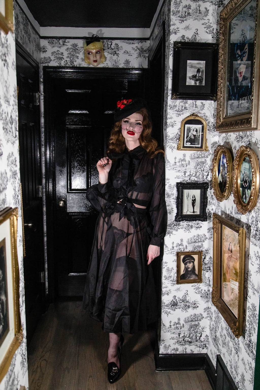 Gibson Girl Sheer Blouse PREORDER