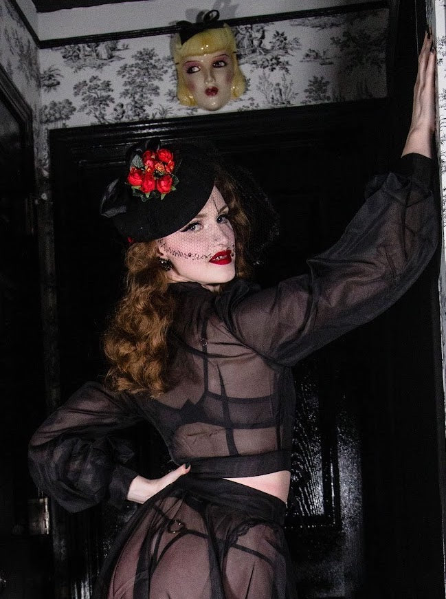 Gibson Girl Sheer Blouse PREORDER