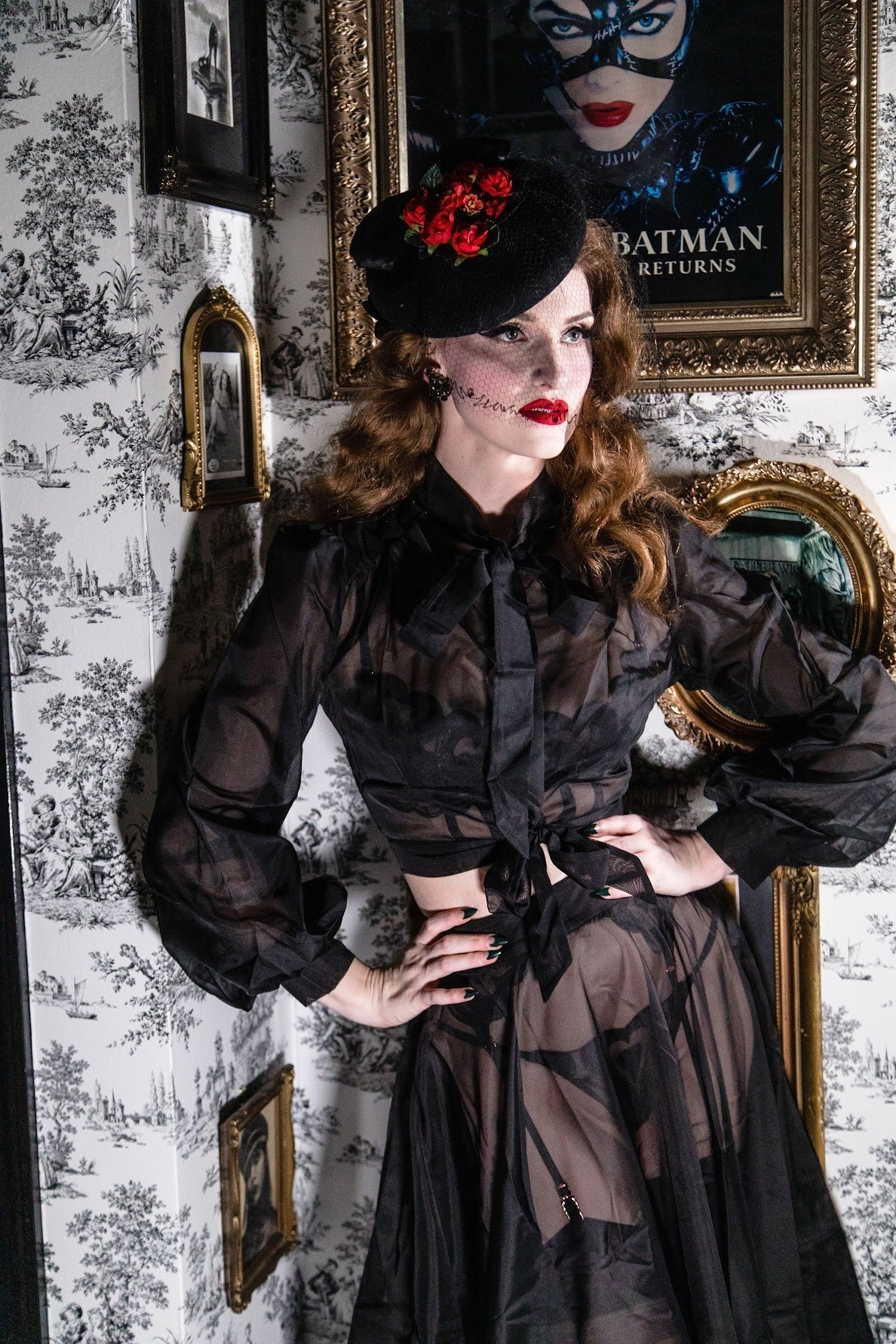 Gibson Girl Sheer Blouse PREORDER