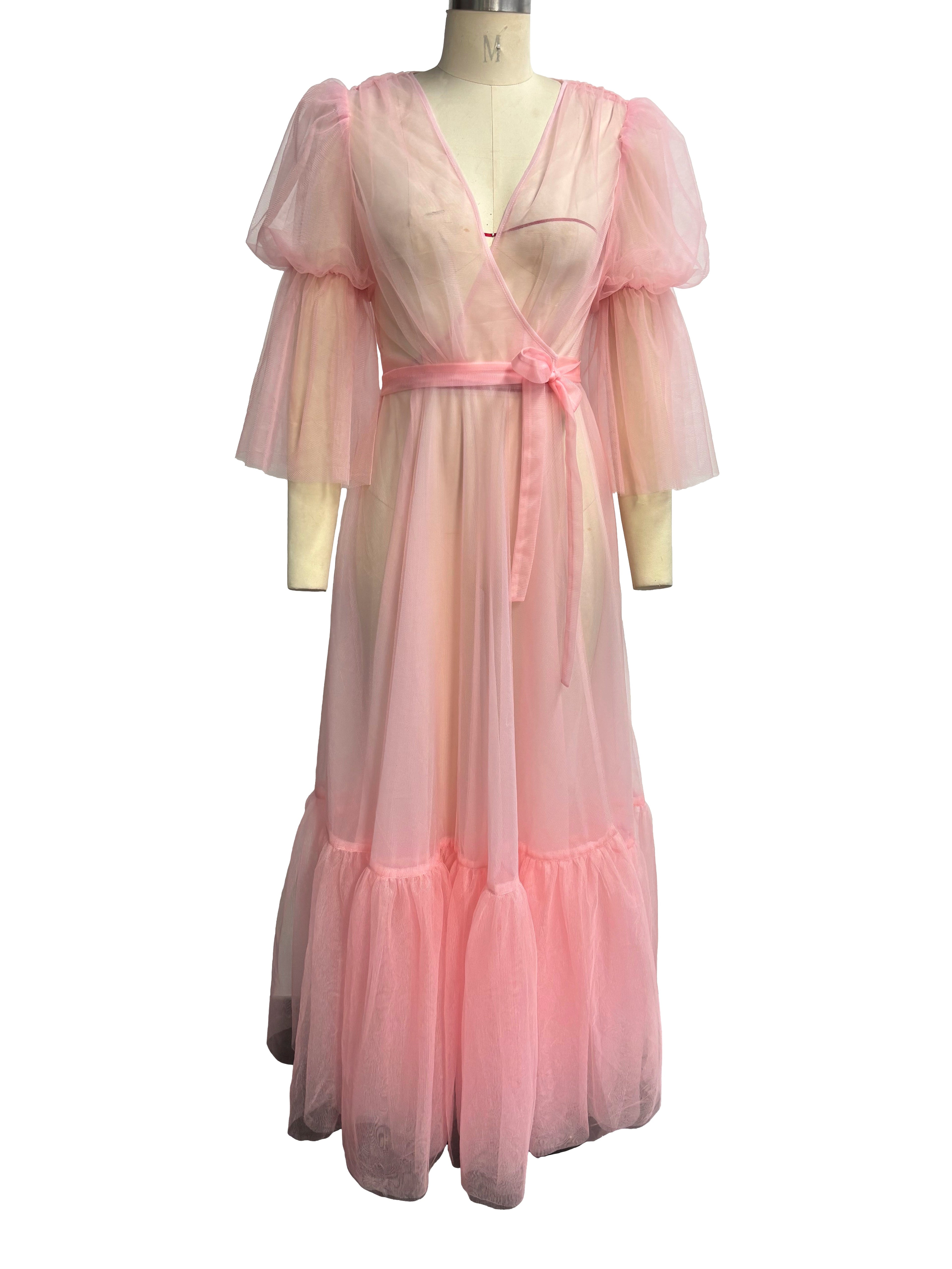 Timeless Temptress Tulle Robe Dress