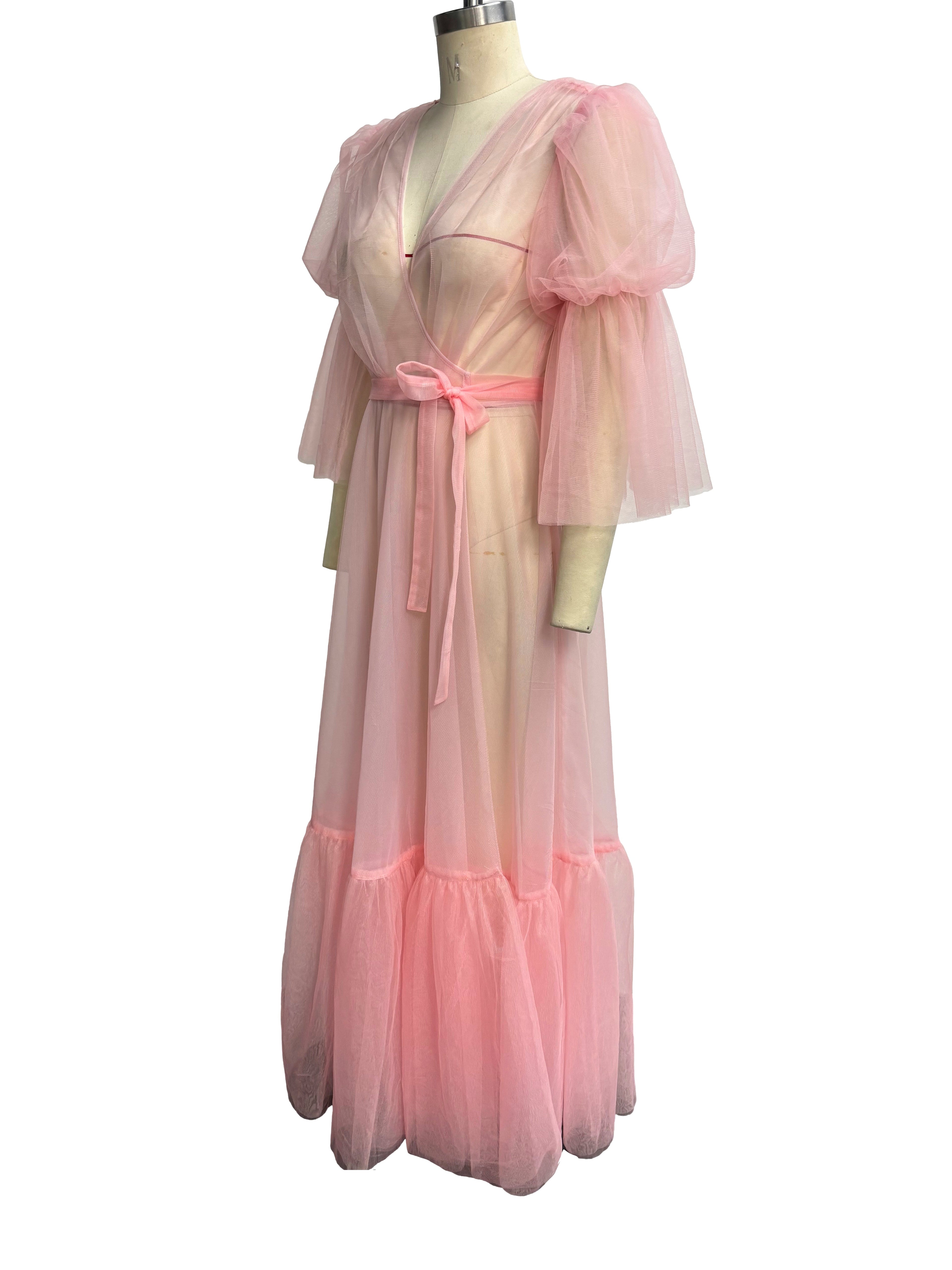 Timeless Temptress Tulle Robe Dress
