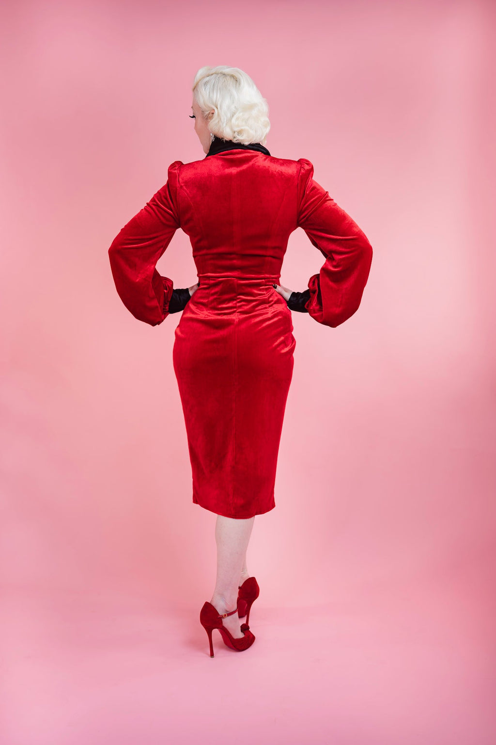 Sinatra Smoking Jacket Dress